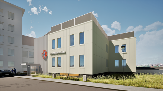 Stacja Hemodializ SPSK 4 w Lublinie. Wizualizacje