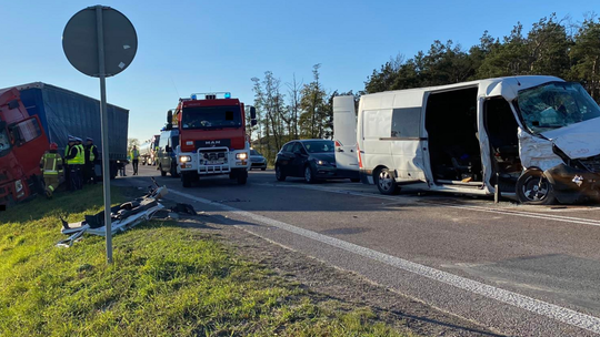 Wypadek drogowy w Dorohuczy