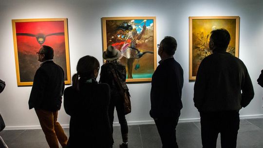 Beksiński otwarcie wystawy 8,11,2022