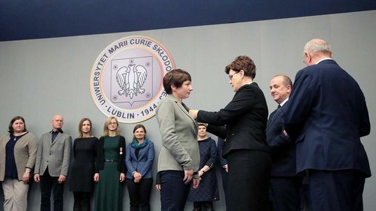 Uroczystość wręczenia odznaczeń państwowych i resortowych pracownikom UMCS