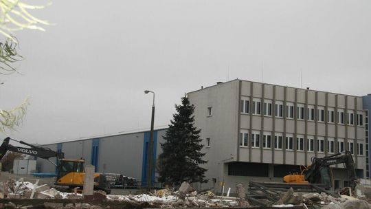 Rozbiórka przy Brzeskiej w Białej Podlaskiej