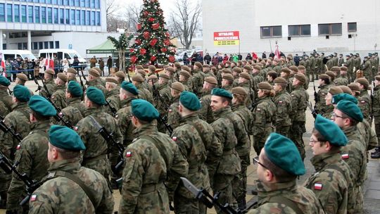 Żołnierze w Puławach. Przysięga WOT-u