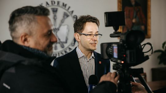 Archiwariusz w sieci - konferencja prasowa w Akademii Zamojskiej