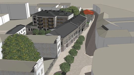 Wizualizacja kamienicy przy ul. Zielonej