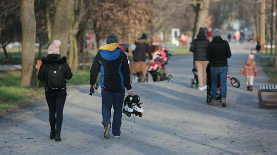 Noworoczny spacer w Parku Ludowym