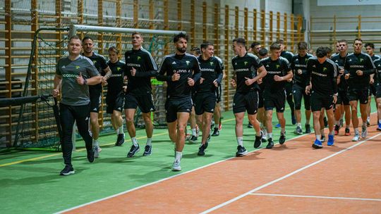 Pierwszy trening Górnika Łęczna w 2023  roku