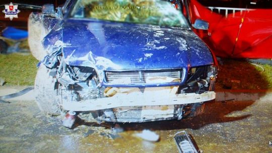 Wypadek na ul. Jana Pawła II w Lublinie Wypadek na ul. Jana Pawła II w Lublinie