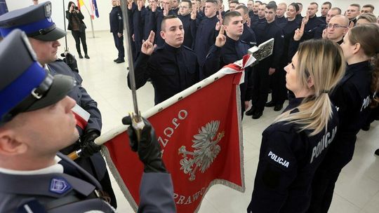 Ślubowanie policjantów Ślubowanie policjantów