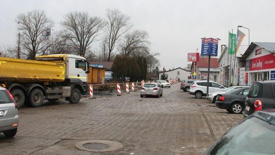 Biała Podlaska. Droga przy CH SAS w remoncie