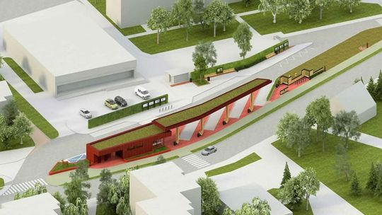 Hrubieszowskie Centrum Komunikacyjne - koncepcja architektoniczna