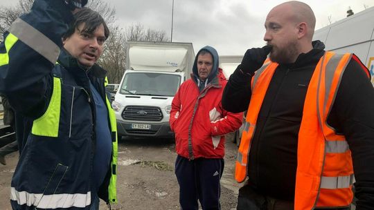 Konwój z pomocą dla Ukrainy w Zamościu Konwój z pomocą dla Ukrainy w Zamościu