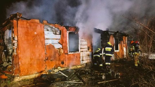 Tragiczny pożar w gminie Komarów Osada Tragiczny pożar w gminie Komarów Osada