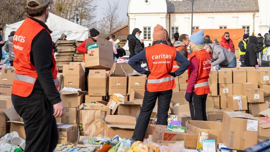 Caritas pomaga ofiarom wojny