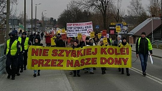 NIE dla CPK - kolejny protest w Krasnymstawie