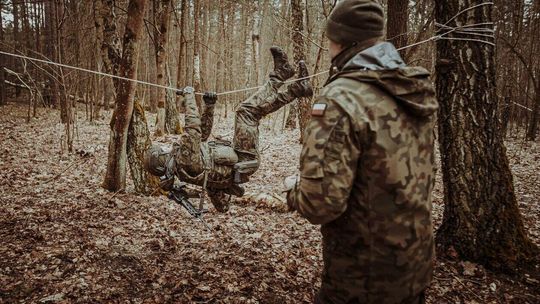 Zawody dowódców sekcji lekkiej piechoty 2 Lubelskiej Brygady OT. 