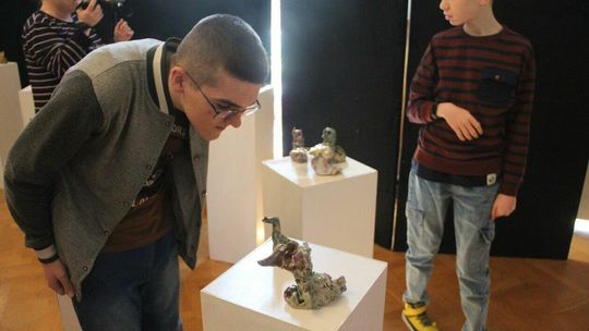 Wystawa Darka z autyzmem w Białej Podlaskiej 