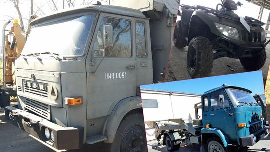 Wojskowy sprzęt wystawiony na sprzedaż