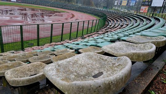 Stadion OSiR w Zamościu przed remontem