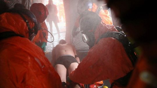 W 1 Wojskowym Szpitalu Klinicznym w Lublinie strażacy ćwiczyli z wojskiem