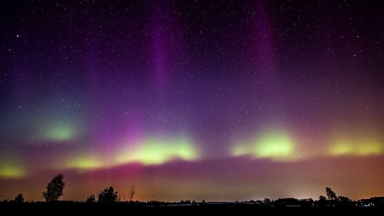 Zorza w powiecie puławskim
