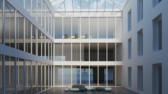 Nowa siedziba Wydziału Zarządzania oraz Wydziału Podstaw Techniki - wizualizacja