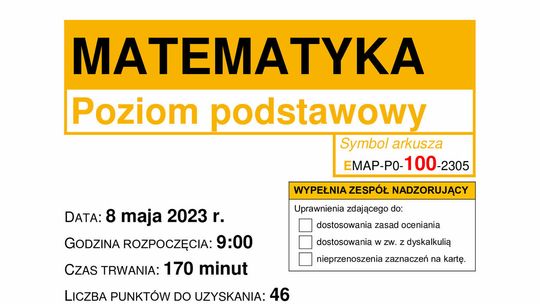 Matura z matematyki - technikum