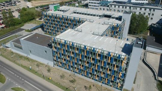 Nowy parking wielopoziomowy przy ul Gębali