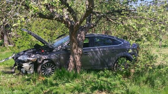 Wypadek w Krępcu
