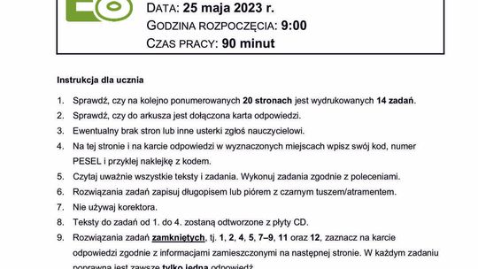 Egzamin Ósmoklasisty. Język angielski