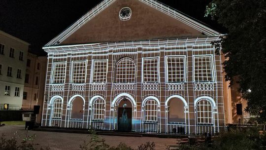 Arka mapping (próba Noc Kultury) 