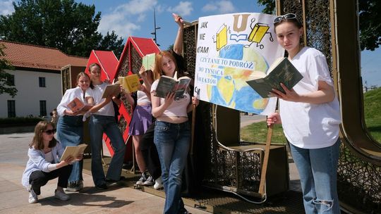 Ogólnopolska akcja "Jak nie czytam, jak czytam" w Lublinie