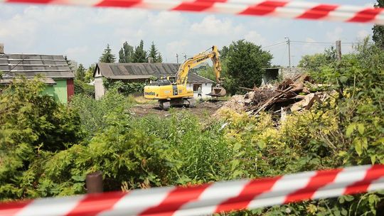 Wyburzenia przy ul. Dzierżawnej