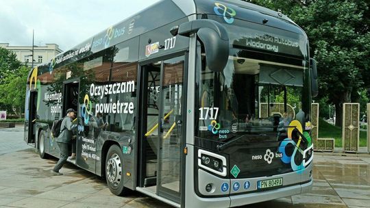 Prezentacja nowego autobusu MPK zasilanego wodorem