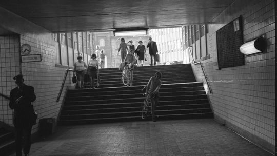 Dworzec kolejowy PKP w Lublinie. Przejście podziemne