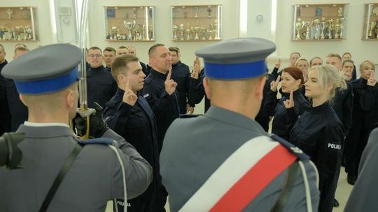Ślubowanie policjantów lubelskiego garnizonu