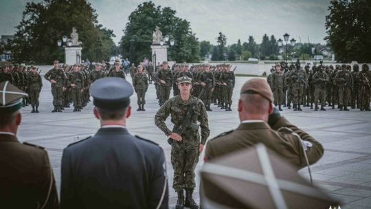 Terytorialsi po przysiędze w Radzyniu Podlaskim