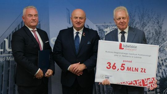 Podpisanie umowy na budowę Regionalnego Centrum Pulmunologii w Lublinie