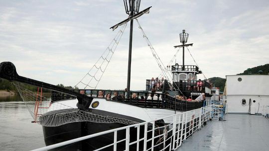 Statkiem po Wiśle w Kazimierzu Dolnym 