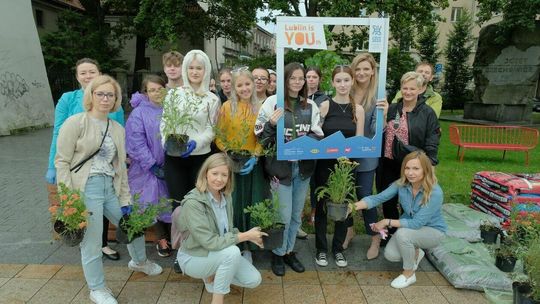 Na pl. Czechowicza powstał wakacyjny Zielony Zakątek