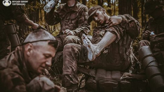 Lubelscy terytorialsi na szlaku oddziałów partyzanckich AK w Puszczy Solskiej