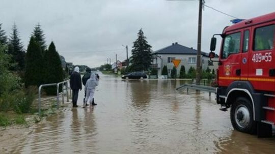 Babice w gminie Obsza po ulewie 26 lipca 2023