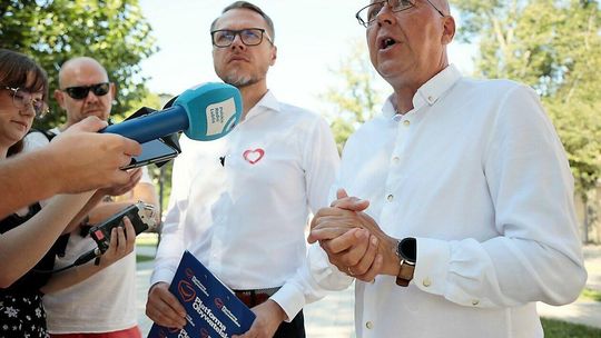 Konferencja prasowa Michał Krawczyk i Adam Kalbarczyk Konferencja prasowa Michał Krawczyk i Adam Kalbarczyk