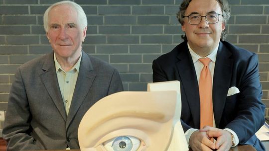 Profesor Zbigniew Zagórski i Profesor Robert Rejdak 