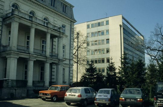 Klinika Okulistyki przy ul. Chmielnej w dawnych latach