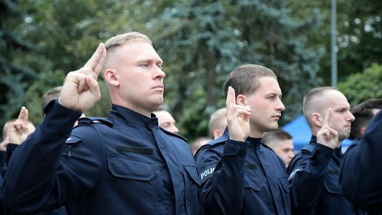 Ślubowanie policjantów