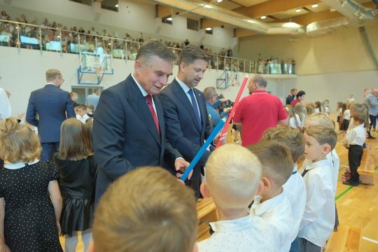 Wojewoda Lech Sprawka i poseł Sylwester Tułajew