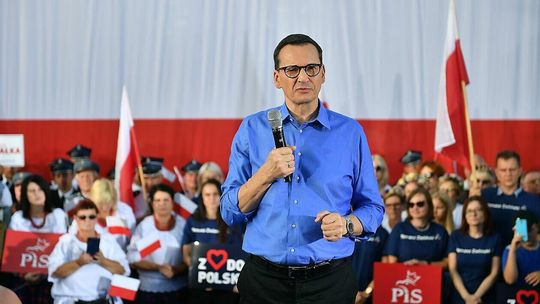 Premier Mateusz Morawiecki w Tomaszowie Lubelskim