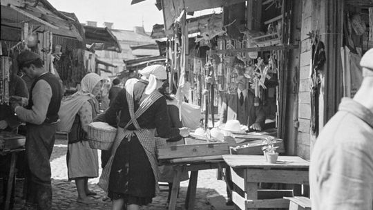 Targ przy Świętoduskiej. Unikalne zdjęcia z 1934 r.! Targ przy Świętoduskiej. Unikalne zdjęcia z 1934 r.!
