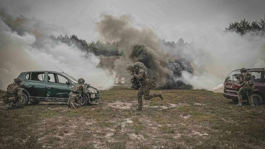 Kurs strzelania dynamicznego żołnierzy 2 LBOT