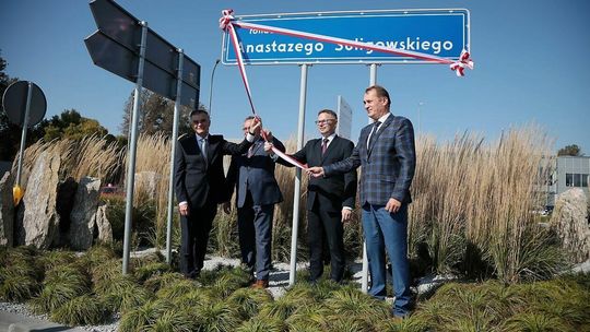 Nadanie imienia Anastazego Suligowskiego rondu przy Targach Lublin